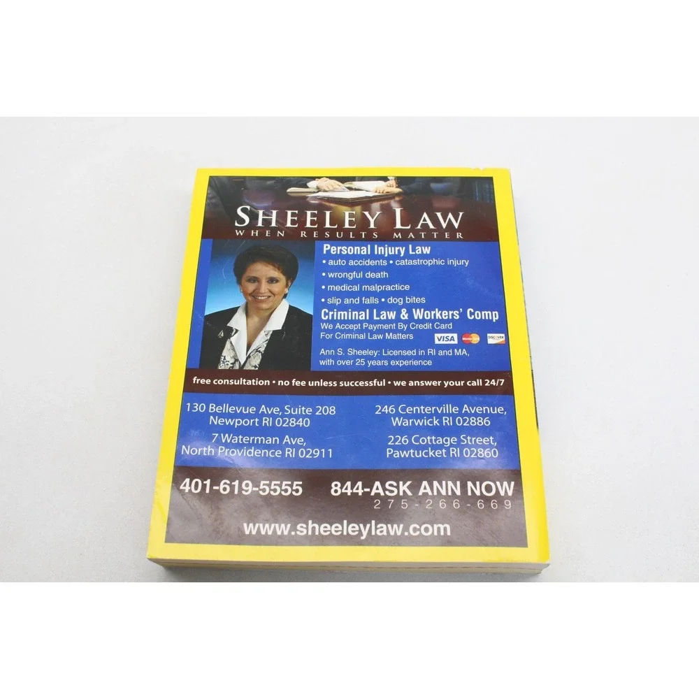 2014‎ Yellowbook Phone Book Telephone Directory Narragansett Newport Westerly RI